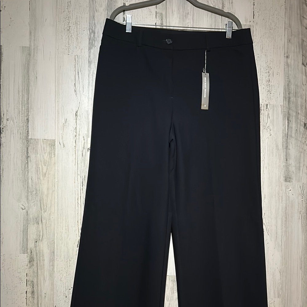 LOFT Black Wide Leg Pants with Elegant Flow